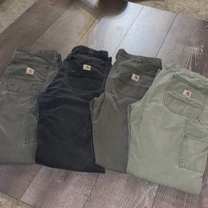 Vintage the Carhartt the Bundle size 33 x 34 lot of 4